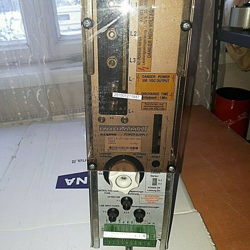 Indramat KDV13 100 220 300 200 S100 Servo Power Supply Module 300 Vdc Output
