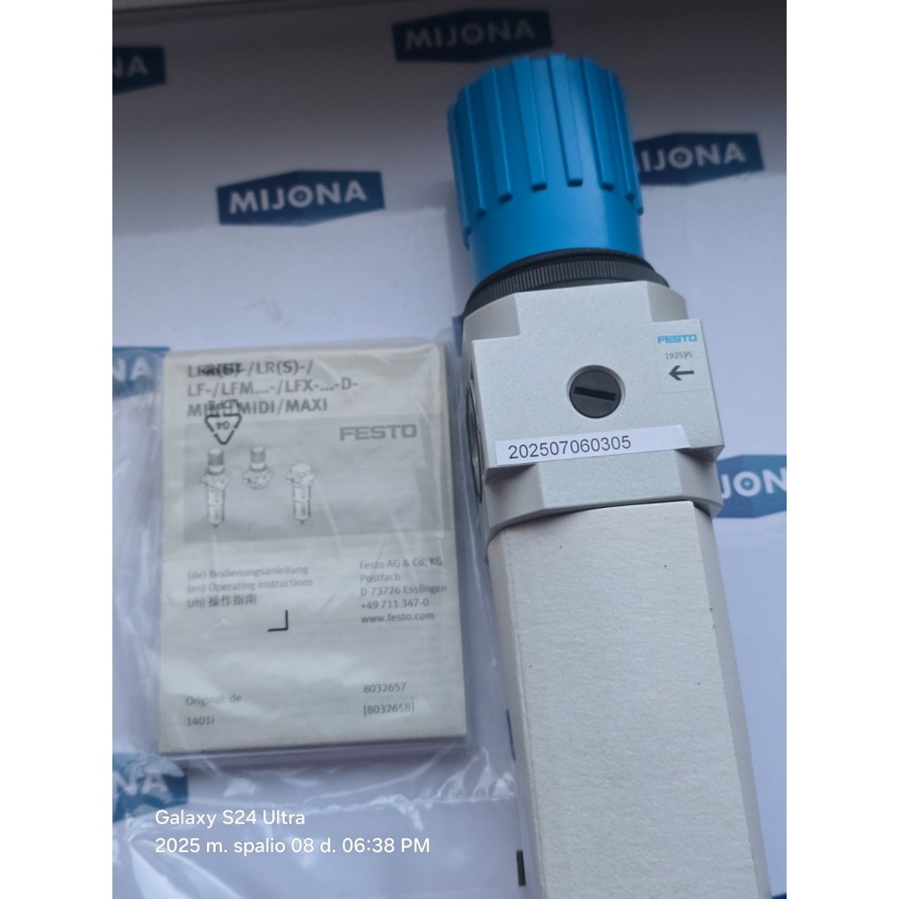 FESTO LFR D 7 5M MIDI 192595 FILTER REGULATOR UNIT FILTER NEW OLD STOCK