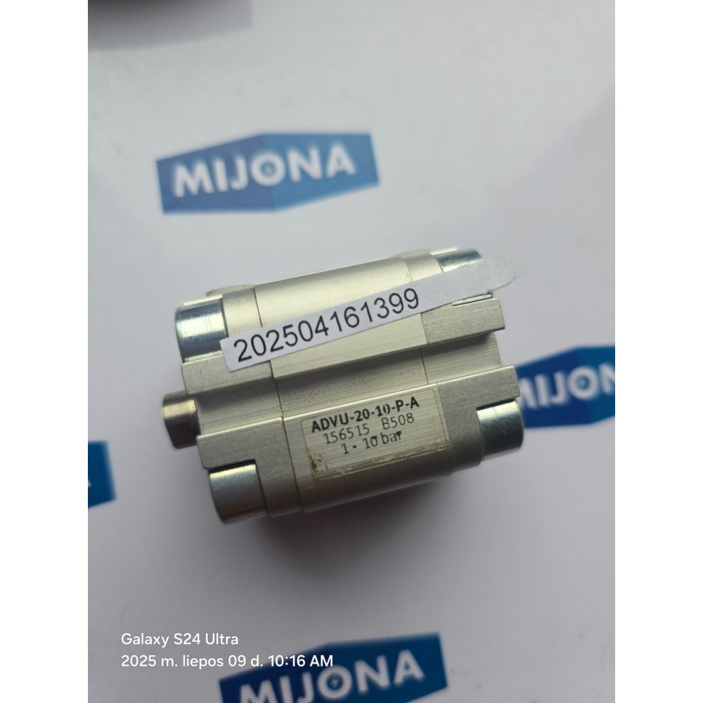 FESTO ADVU 20 10 P A SHORT STROKE CYLINDER 156515 ADVU-20-10-P- ANEW OLD STOCK