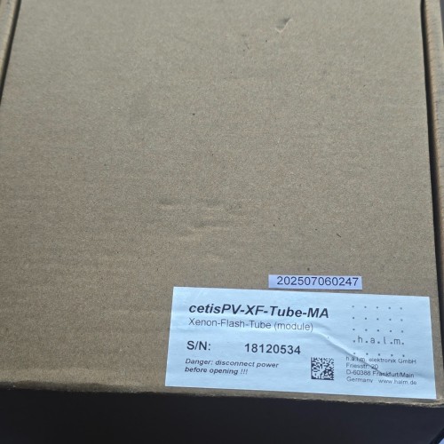 HALM cetis PV-XF-Tube-MA XENON FLASH TUBE 18120534 h.a.l.m NEW OLD STOCK