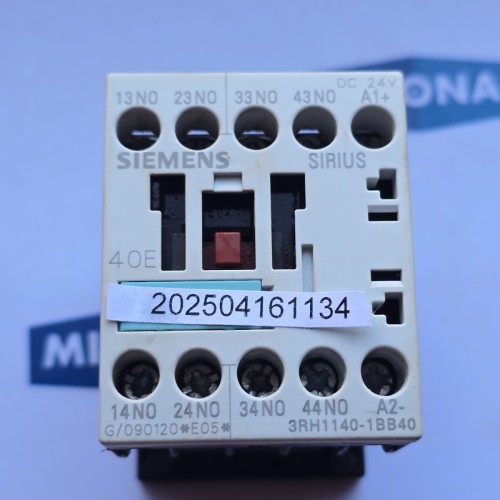 SIEMENS SIRIUS 3RH1140-1BB40 DC 24V CONTACTOR 3RH1140 1BB40 SIEMENS SIRIUS 3RH1140-1BB40 DC 24V CONTACTOR 3RH1140 1BB40