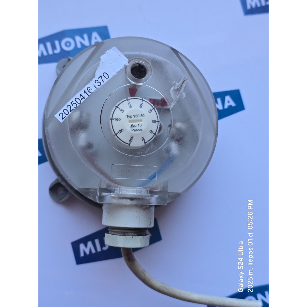 PASCAL  TYP 930.80 Regelgerät Oppermann Druckschalter