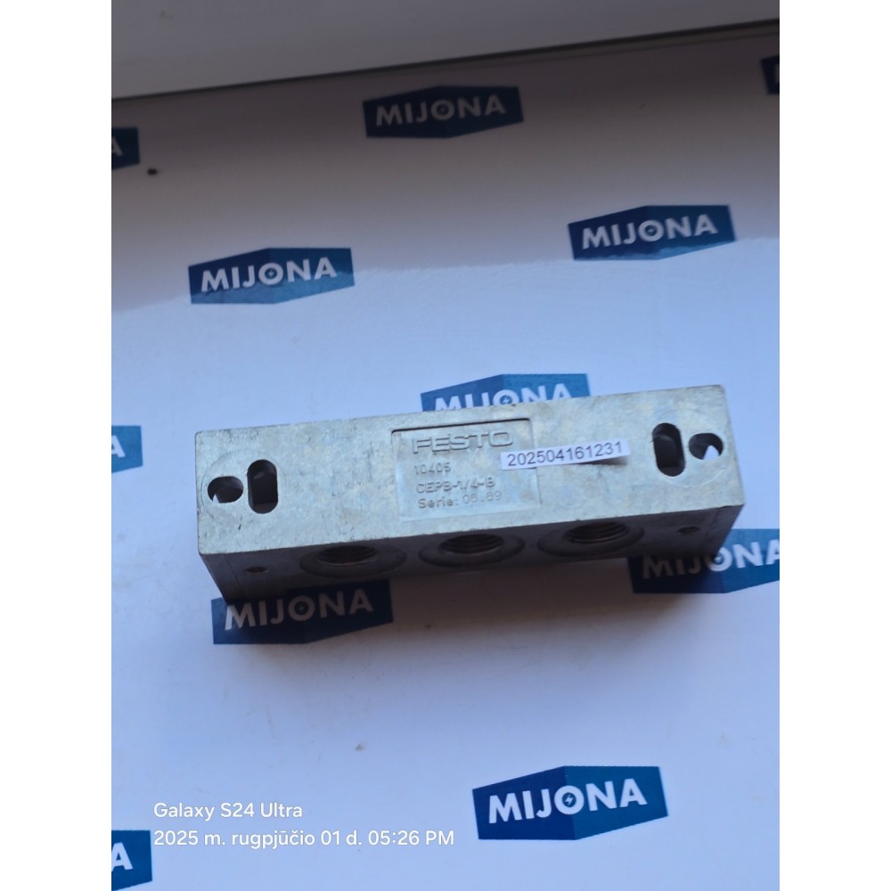 Festo 10405 CEPB 1/4 B End Plate Kit CEPB 1 4 B Festo 10405 CEPB 1/4 B End Plate Kit CEPB 1 4 B