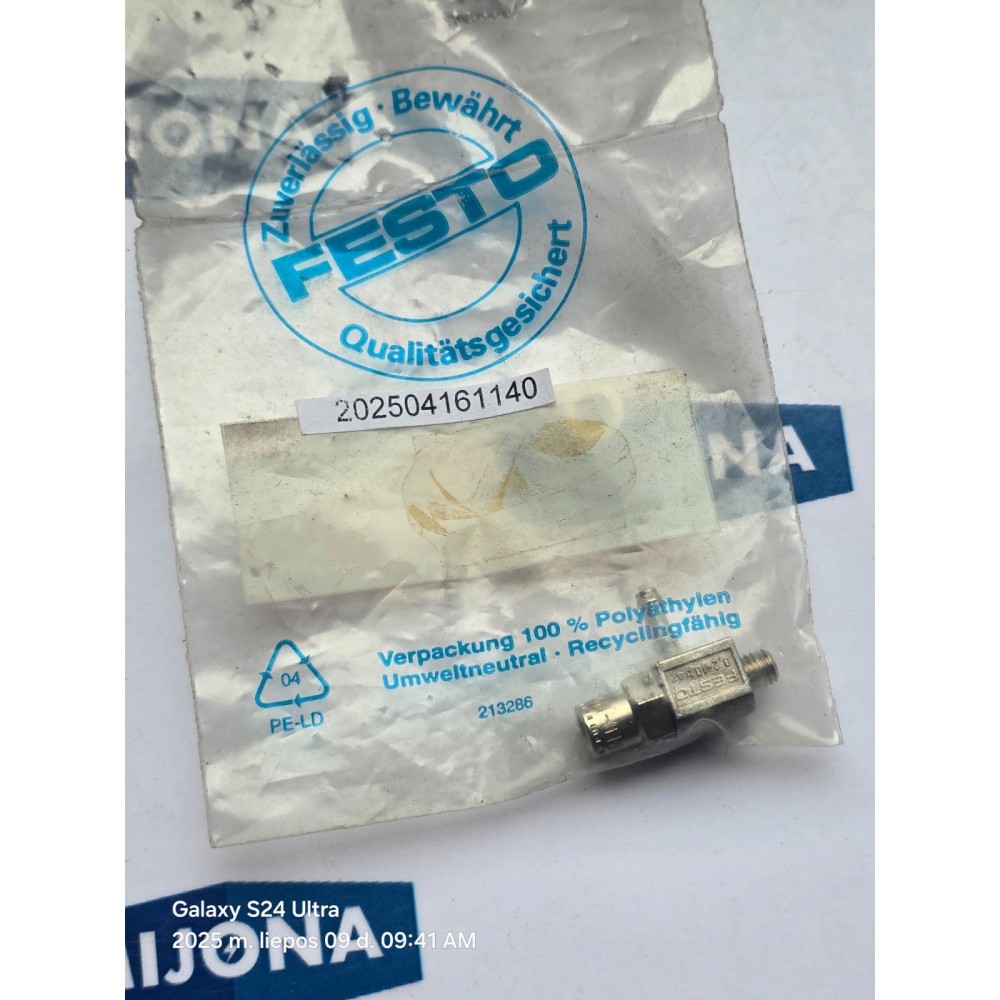 Festo GRLO M5 PK3 14096 GRLO-M5-PK3 NEW OLD STOCK