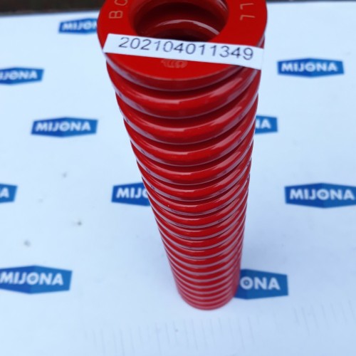 BORDIGNON XLL 2002R38202 spring Feder 38MM L=202MM red rot (new old stock) BORDIGNON XLL 2002R38202 spring Feder 38MM L=202MM red rot (new old stock)