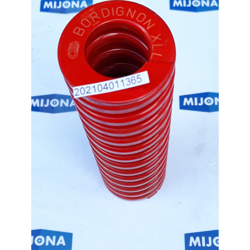 BORDIGNON XLL 2002R51176 spring Feder L=176MM red rot (new old stock)