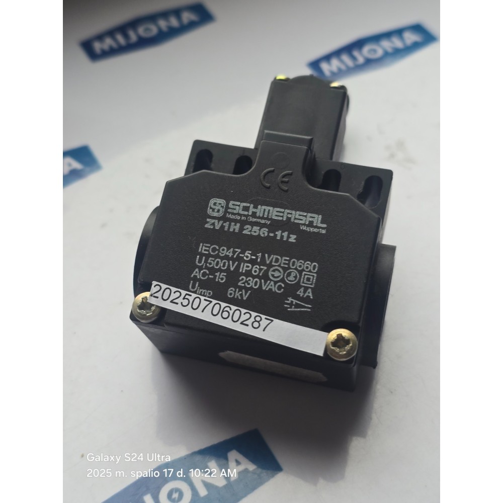 Schmersal ZV1H 256 11z AC15 230VAC 4A Position Switch Schmersal ZV1H 256 11z AC15 230VAC 4A Position Switch