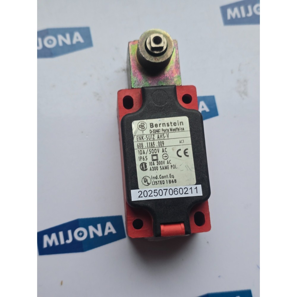 BERNSTEIN ENK SU1Z AHS V LIMIT SWITCH 6081185009 10A 500V AC ENK-SU1Z AHS-V BERNSTEIN ENK SU1Z AHS V LIMIT SWITCH 6081185009 10A 500V AC ENK-SU1Z AHS-V