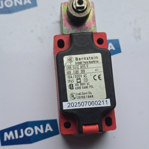 BERNSTEIN ENK SU1Z AHS V LIMIT SWITCH 6081185009 10A 500V AC ENK-SU1Z AHS-V BERNSTEIN ENK SU1Z AHS V LIMIT SWITCH 6081185009 10A 500V AC ENK-SU1Z AHS-V