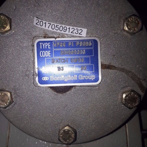 BONFIGLIOLI GEAR SPEED REDUCER VF 86 P1 P80 B5 201080303