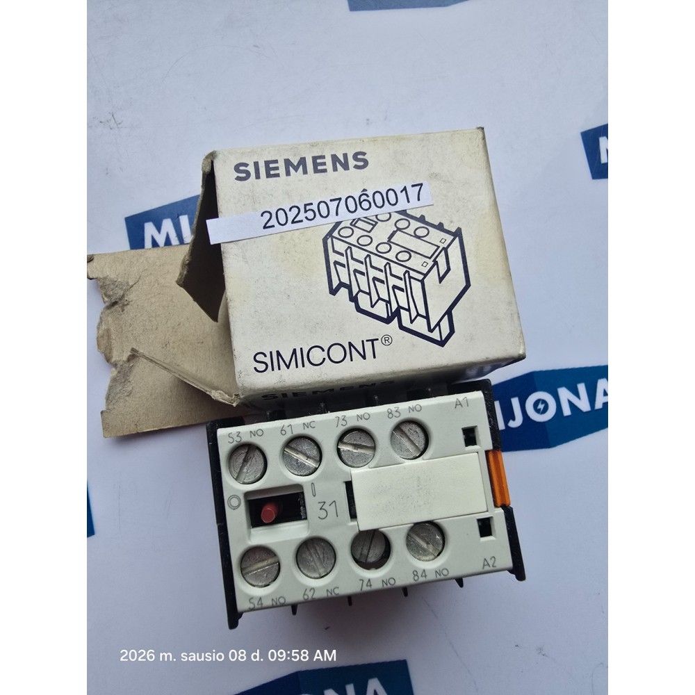Siemens 3TX4431 2A 3S 1O 3NO 1NC 4A 220V 3A 380V  3TX44312A