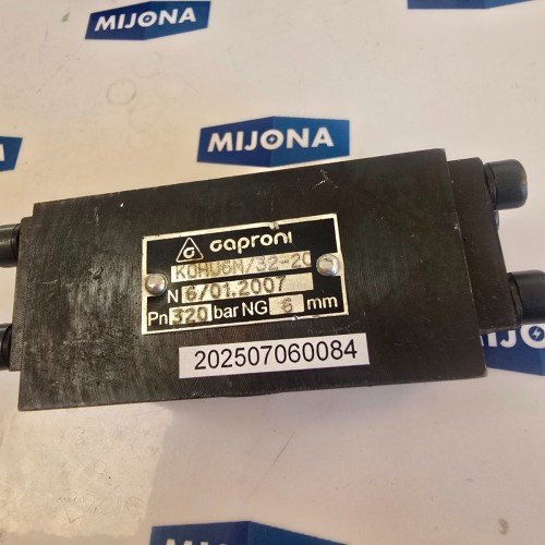 CAPRONI KOHU6M 32 20 320 BAR  KOHU6M/32-20 DN=6 mm