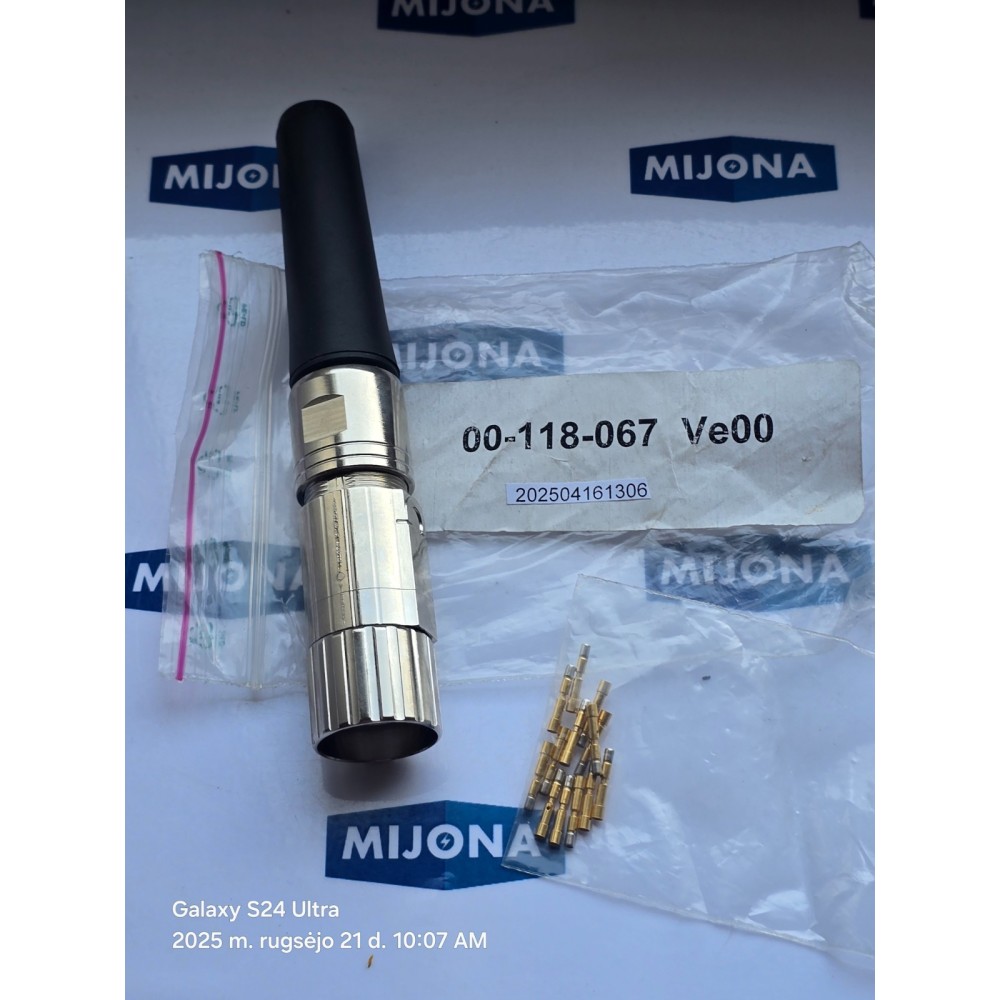 KUKA 00 118 067 Ve00 Power connector  (new old stock)