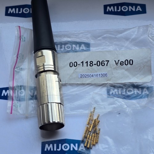 KUKA 00 118 067 Ve00 Power connector  (new old stock)