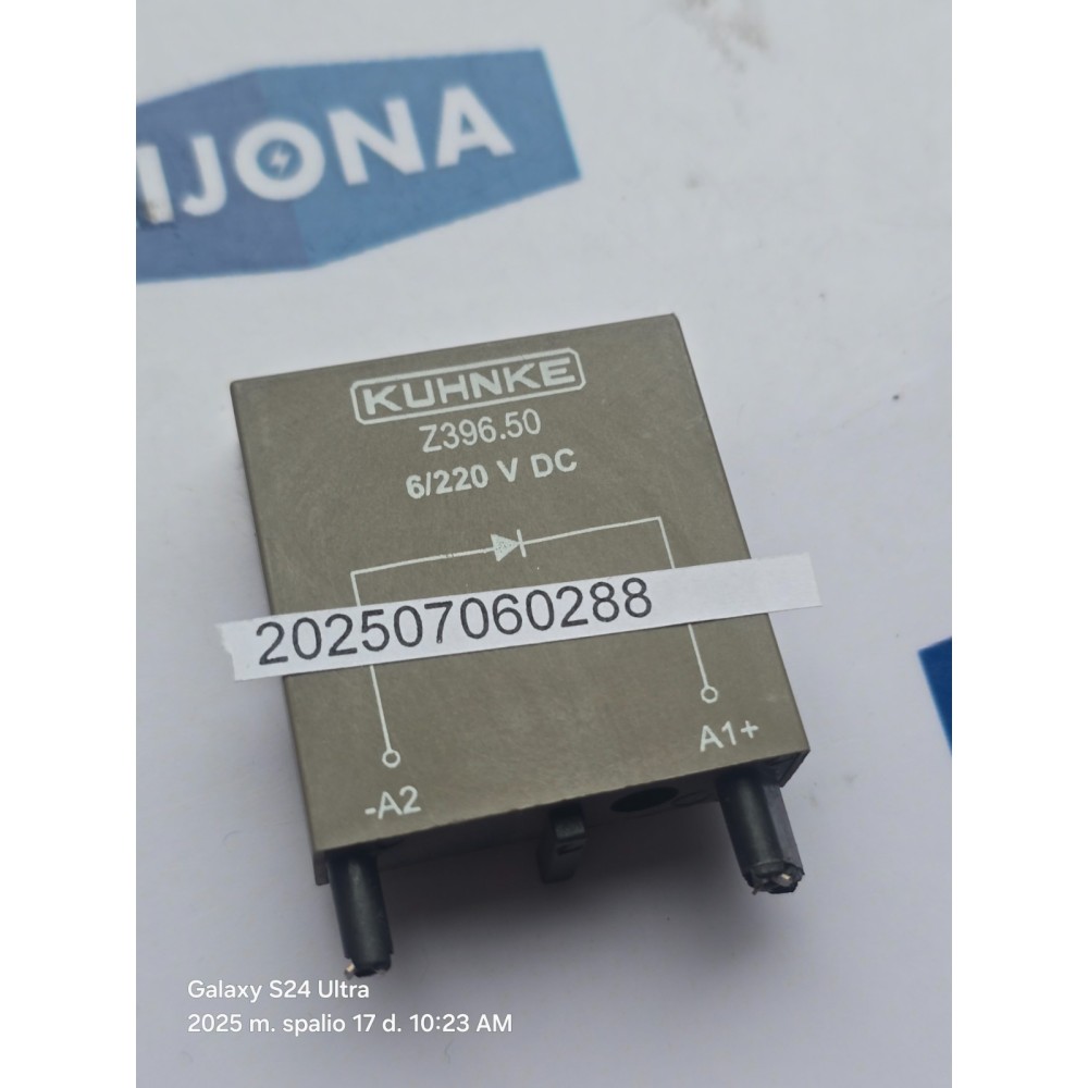 Kuhnke UNIVERSAL Z396.50 6 220V DC Z396 50 Kuhnke UNIVERSAL Z396.50 6 220V DC Z396 50