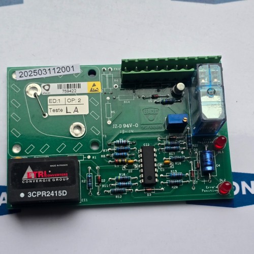 EFACEC 95/0009 BOARD MODULE  759422 JZ-D TEST 94V-0 13-14