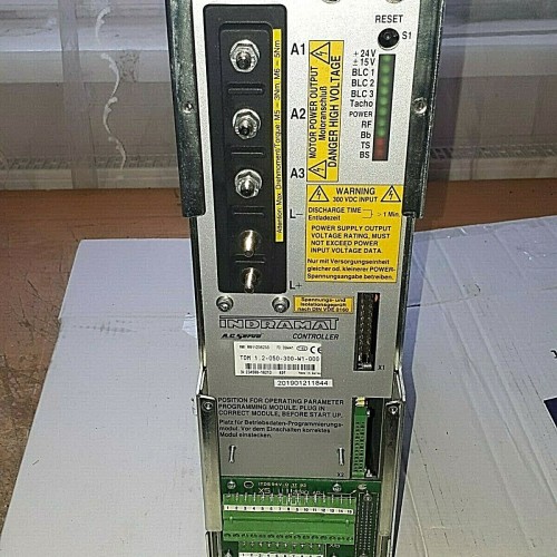 Indramat TDM 1 2 050 300 W1 000 Module Servo Controller Programming