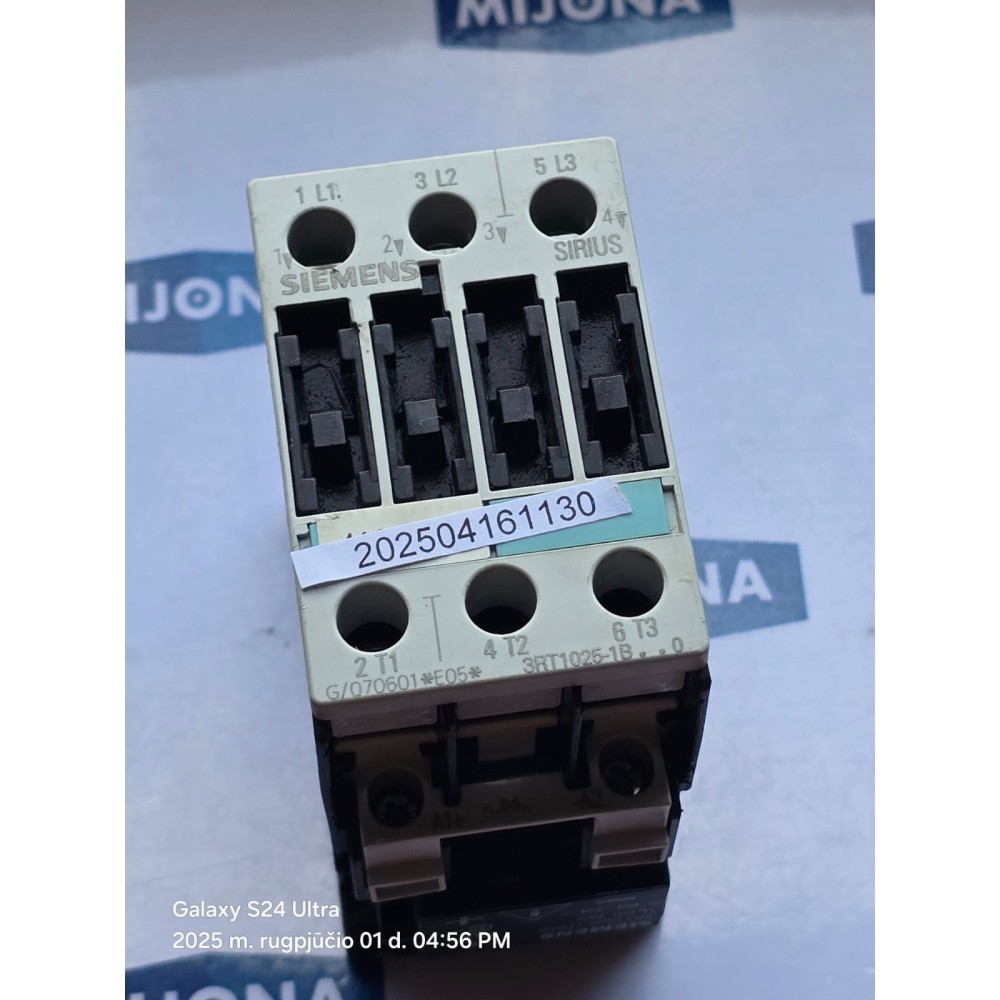 SIEMENS 3RT1025-1B..0  DC 24V 3RT1025 1B 0  3RT1926 1TR00