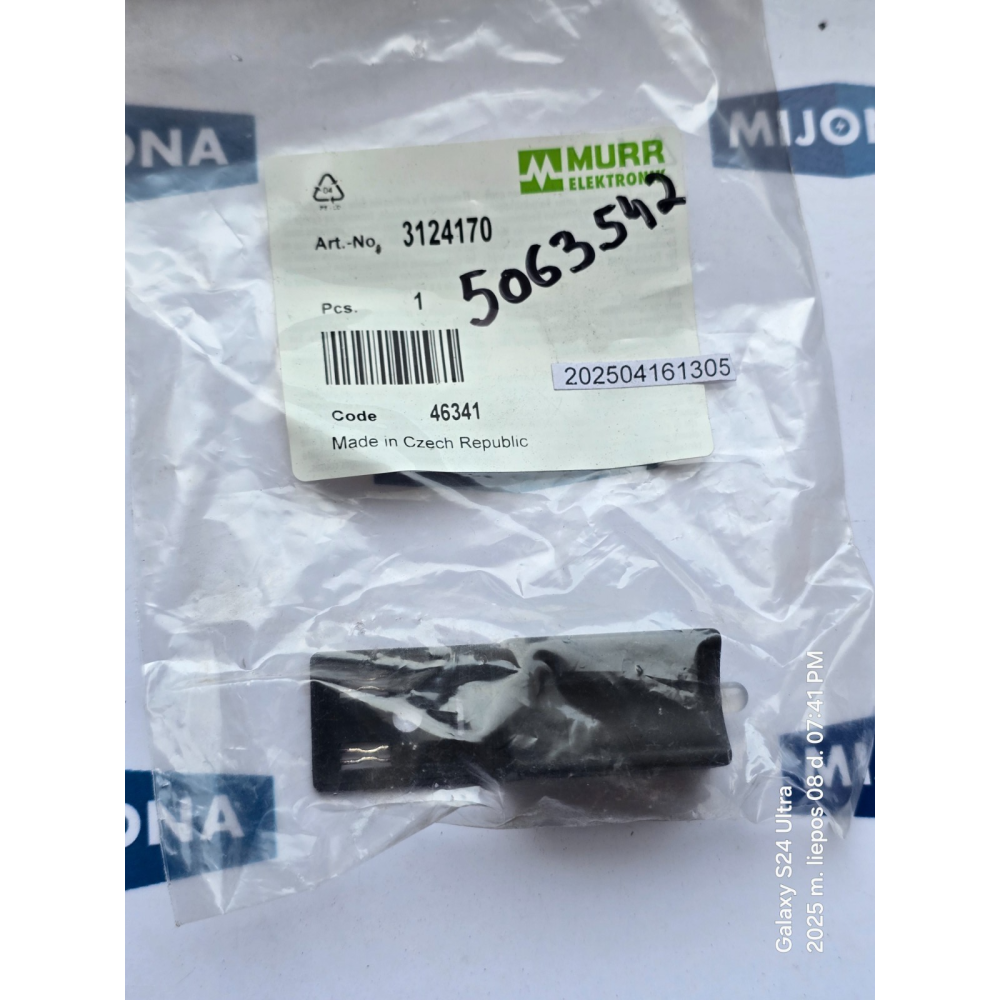 Murr Elektronik 31 24 170 solenoid valve surge suppressor 3124170 46341