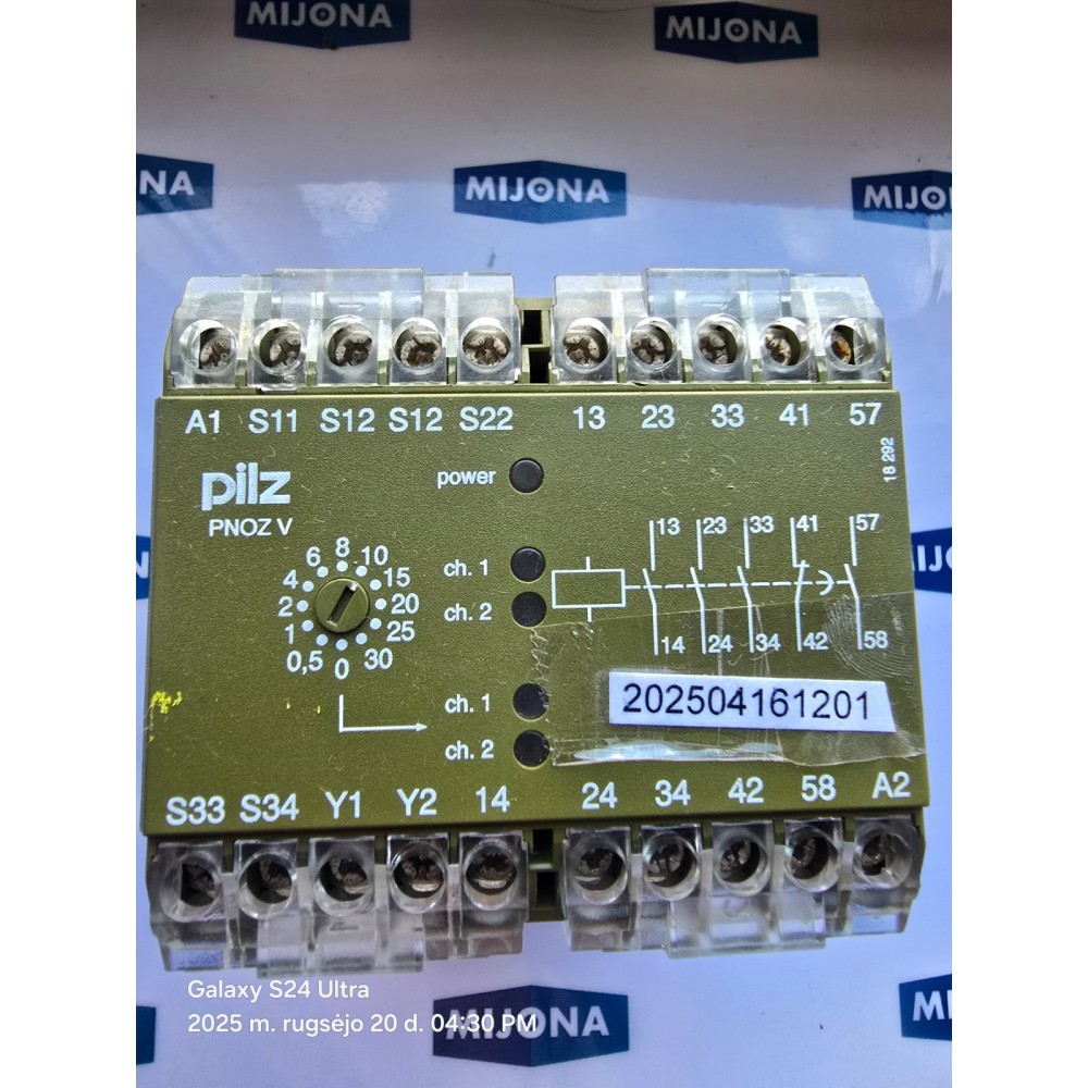 Pilz PNOZ V  30s 1SZ 1O 24V DC 5W 474790