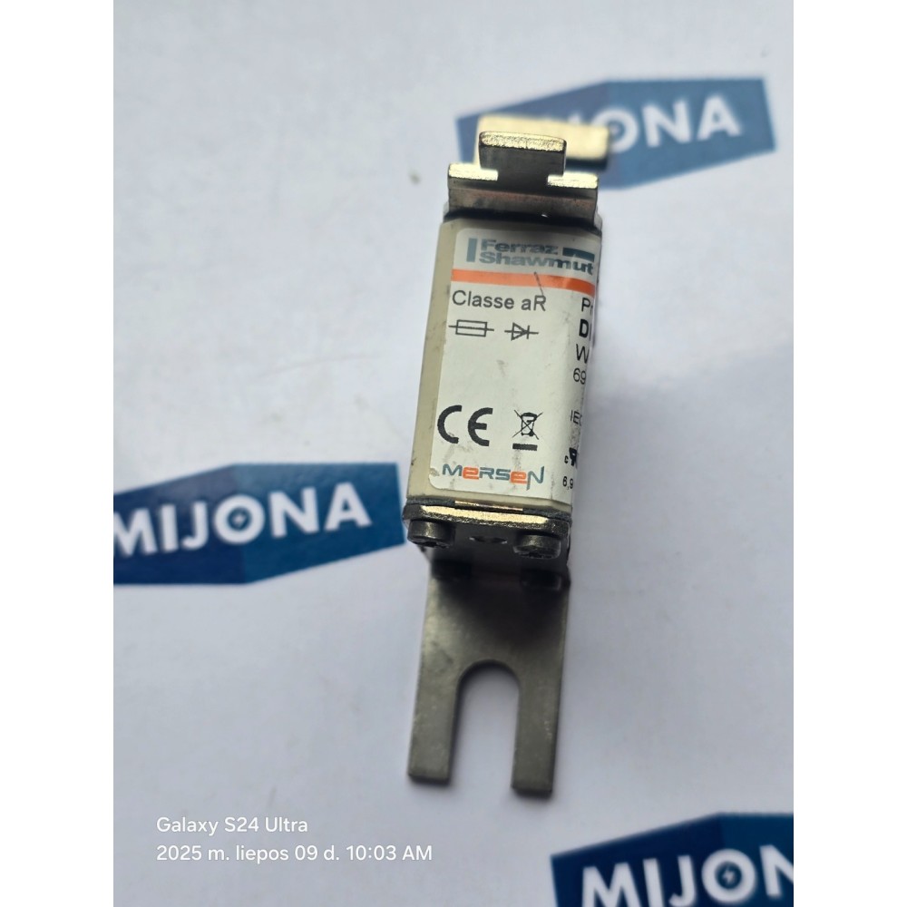 FERRAZ SHAWMUT MERSEN DN000UB69V125L PROTISTOR 690V AC 125A NEW OLD STOCK FERRAZ SHAWMUT MERSEN DN000UB69V125L PROTISTOR 690V AC 125A NEW OLD STOCK