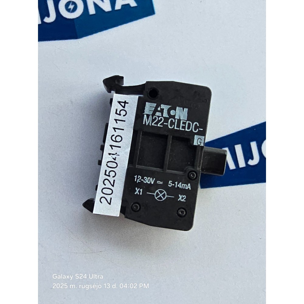 EATON MOELLER  M22 CLEDC 12-30V 5-14mA M22-CLEDC green