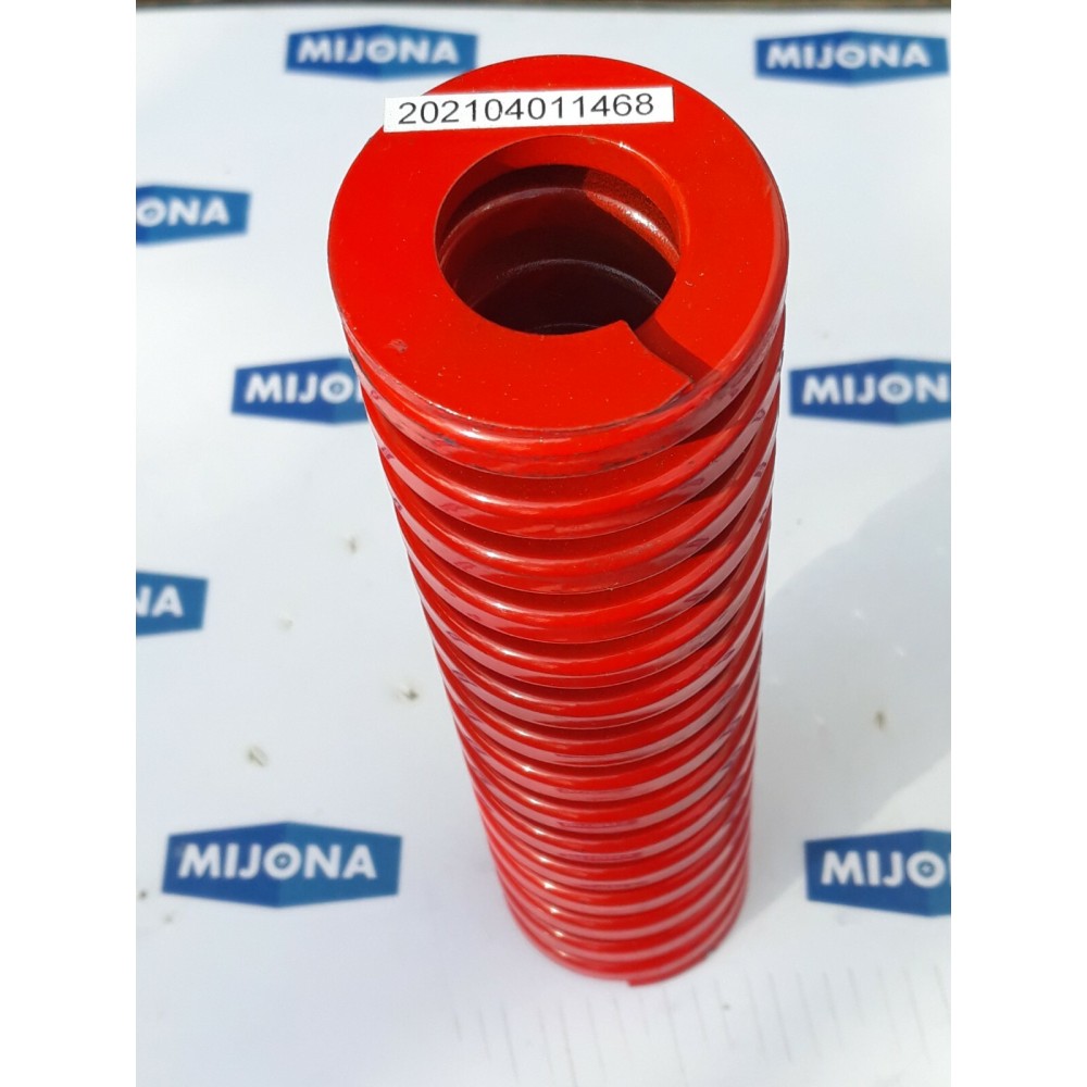 BORDIGNON XLL 2002R51202 spring Feder L=202MM red rot (new old stock) BORDIGNON XLL 2002R51202 spring Feder L=202MM red rot (new old stock)