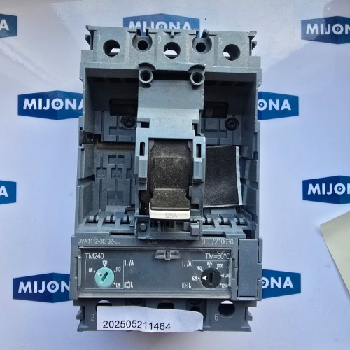 Siemens 3VA1112-3EF32-0AA0 DISASSEMBLED FROM NEW EQUIPMENT 3VA1112-3EF32-0AA0