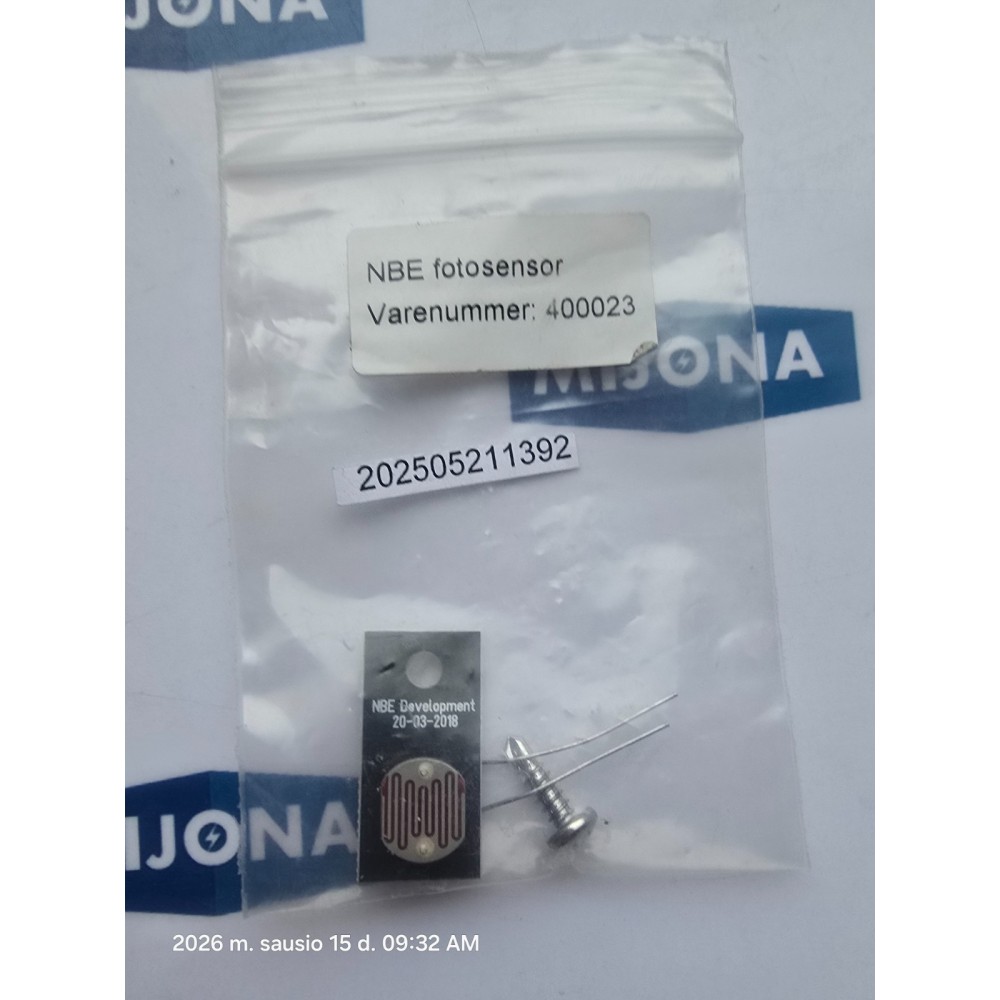 NBE FOTOSENSOR 400023 NBE DEVELOPMENT 20-03-2018 (new old stock)