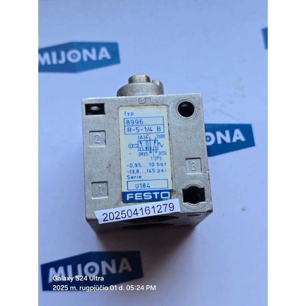 Festo R-5-1/4 B 8996 0.95 10BAR Festo R-5-1/4 B 8996 0.95 10BAR