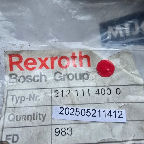 Rexroth BOSCH 212 111 400 0 2121114000 NEW OLD STOCK Rexroth BOSCH 212 111 400 0 2121114000 NEW OLD STOCK