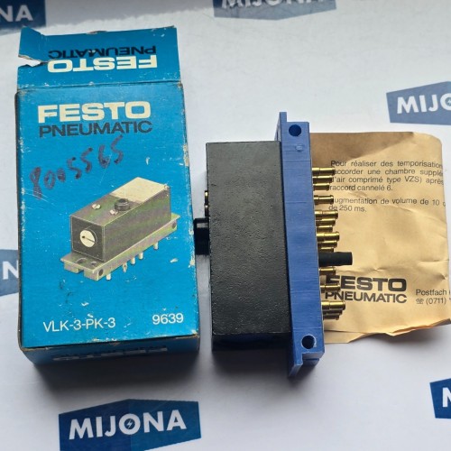 Festo VLK- 3-PK-3 9639 VLK 3 PK 3 2,5-8BAR NEW OLD STOCK