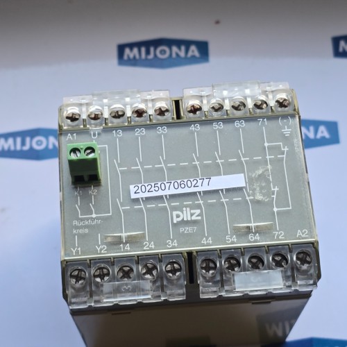 Pilz PZE/7 230VAC 6S 1Ö safety relay 230VAC 6VA 5060HZ PZE 7 Pilz PZE/7 230VAC 6S 1Ö safety relay 230VAC 6VA 5060HZ PZE 7