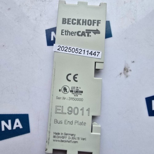 Beckhoff EL9011 BUS END PLATE ETHERCAT 31150000 NEW OLD STOCK) Beckhoff EL9011 BUS END PLATE ETHERCAT 31150000 NEW OLD STOCK)