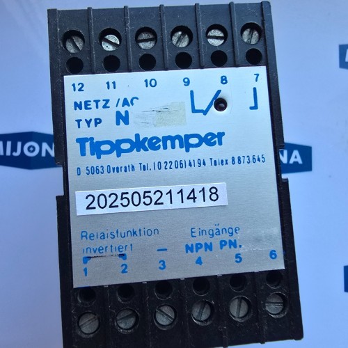 TIPPKEMPER N 112 Z SPEZ 21 220V AC 25mA 61031223