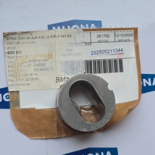 BIMEX DYNA ANO 45 A25 P35 W20,0X43 M2 20143993 94936 (new old stock) BIMEX DYNA ANO 45 A25 P35 W20,0X43 M2 20143993 94936 (new old stock)