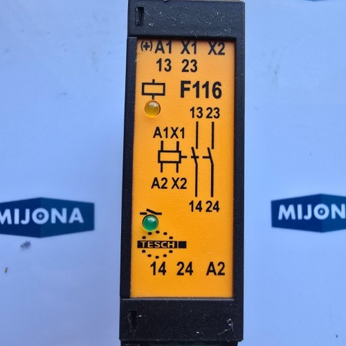 TESCH F116  24VAC DC 50 60HZ 250VAC F116X01