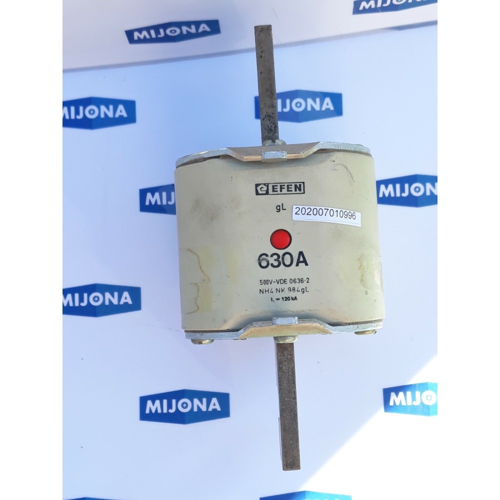 EFEN NK 984 gL 630A gL NH4 500V VDE 0636 2 120kA  (New old stock)