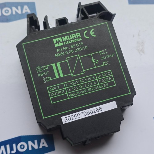 Murr Elektronik  85615 MKN 0,08-230/10 POWER MODULE