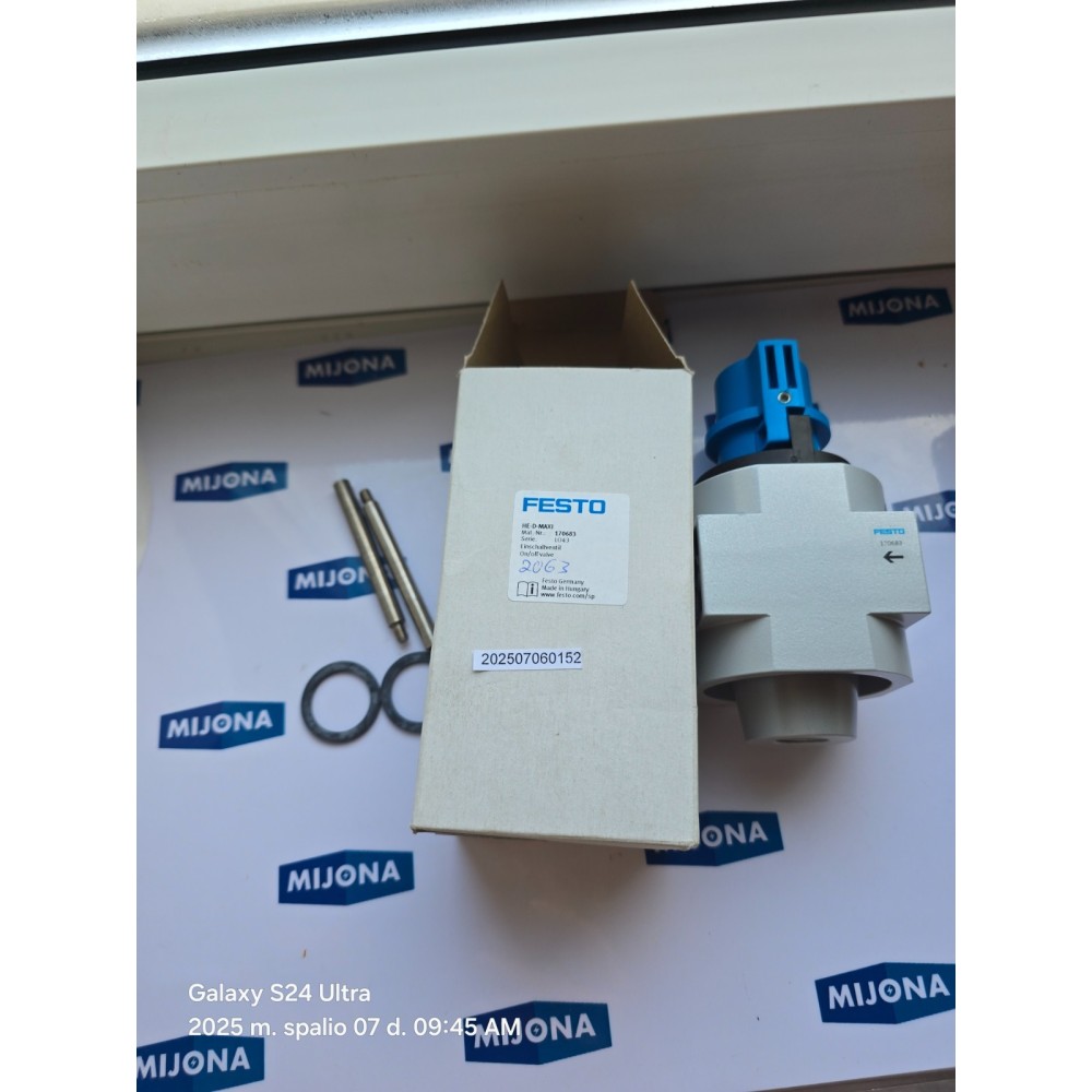 FESTO HEE D MAXI 170683 ON OFF VALVE HEE-D-MAXI new old stock