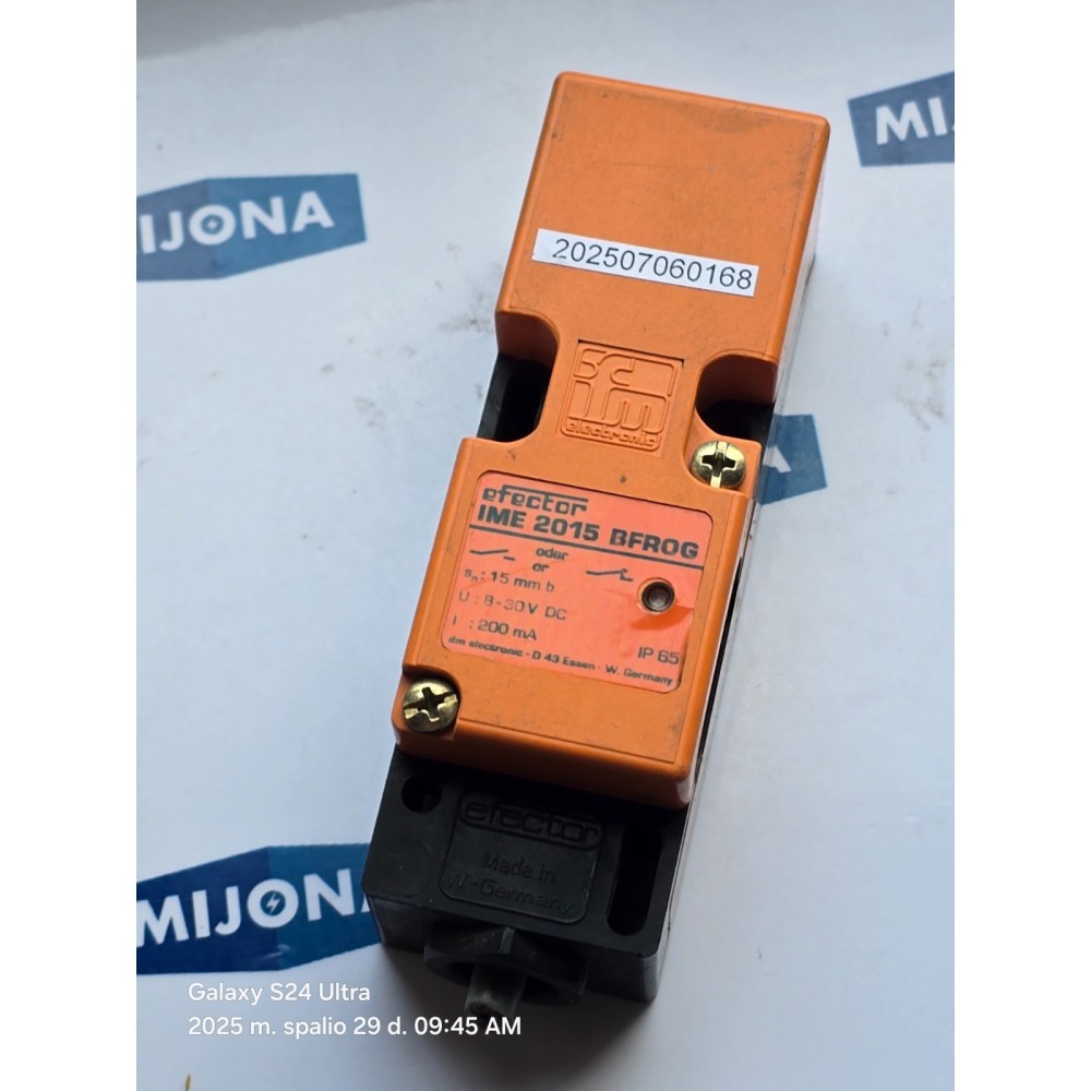 Ifm electronic EFECTOR IME 2015 BFROG 8 30V DC Proximity Switch Ifm electronic EFECTOR IME 2015 BFROG 8 30V DC Proximity Switch