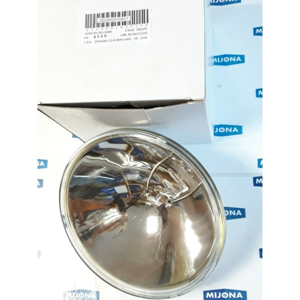 LAMP INCANDESCENT 6240 00 283 9598 PN 4559 CAGE 5BUZ5 28V 600W