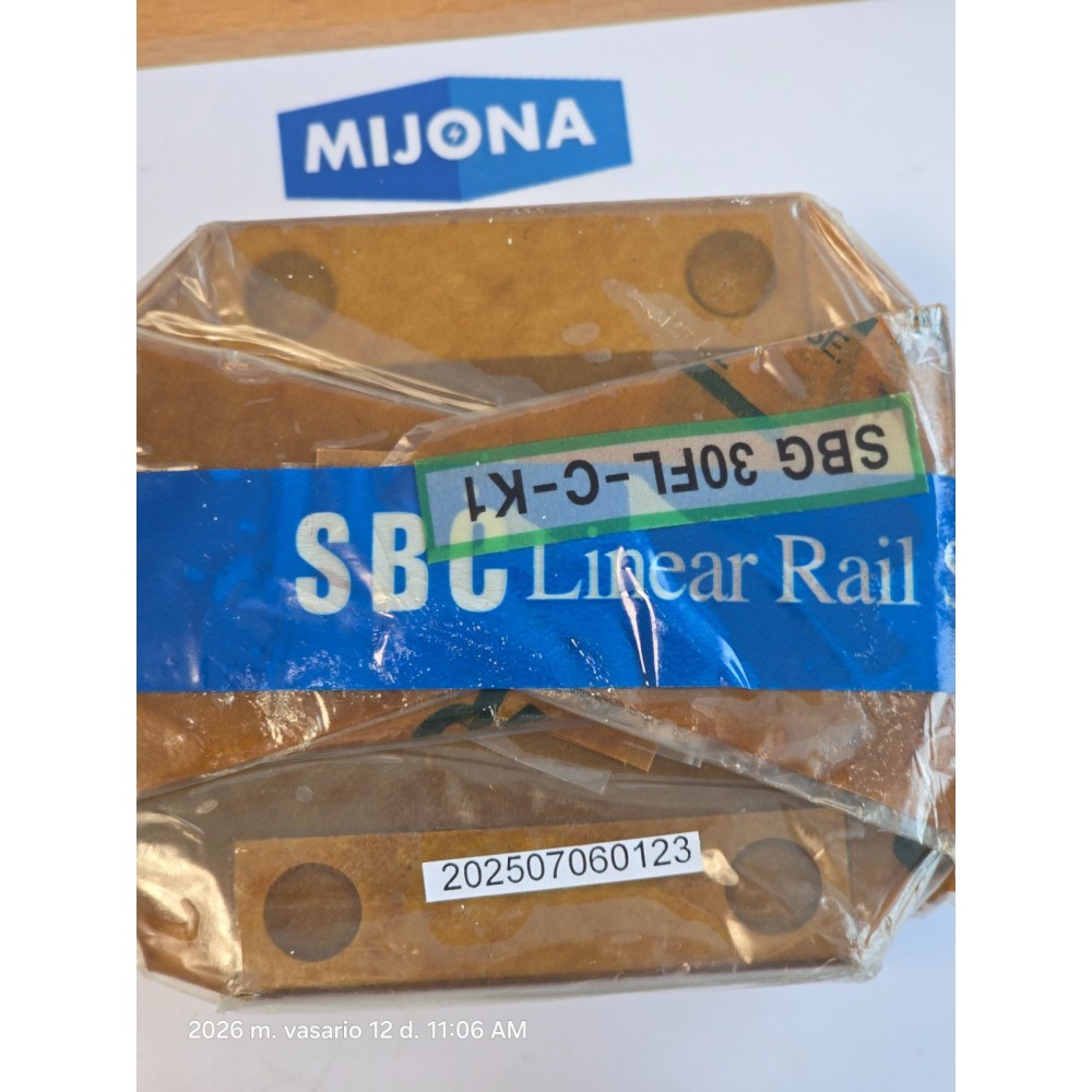 SBC SBG 30FL C K1 Linear Bearing Block Linearlagerblock NEW OLD STOCK SBC SBG 30FL C K1 Linear Bearing Block Linearlagerblock NEW OLD STOCK