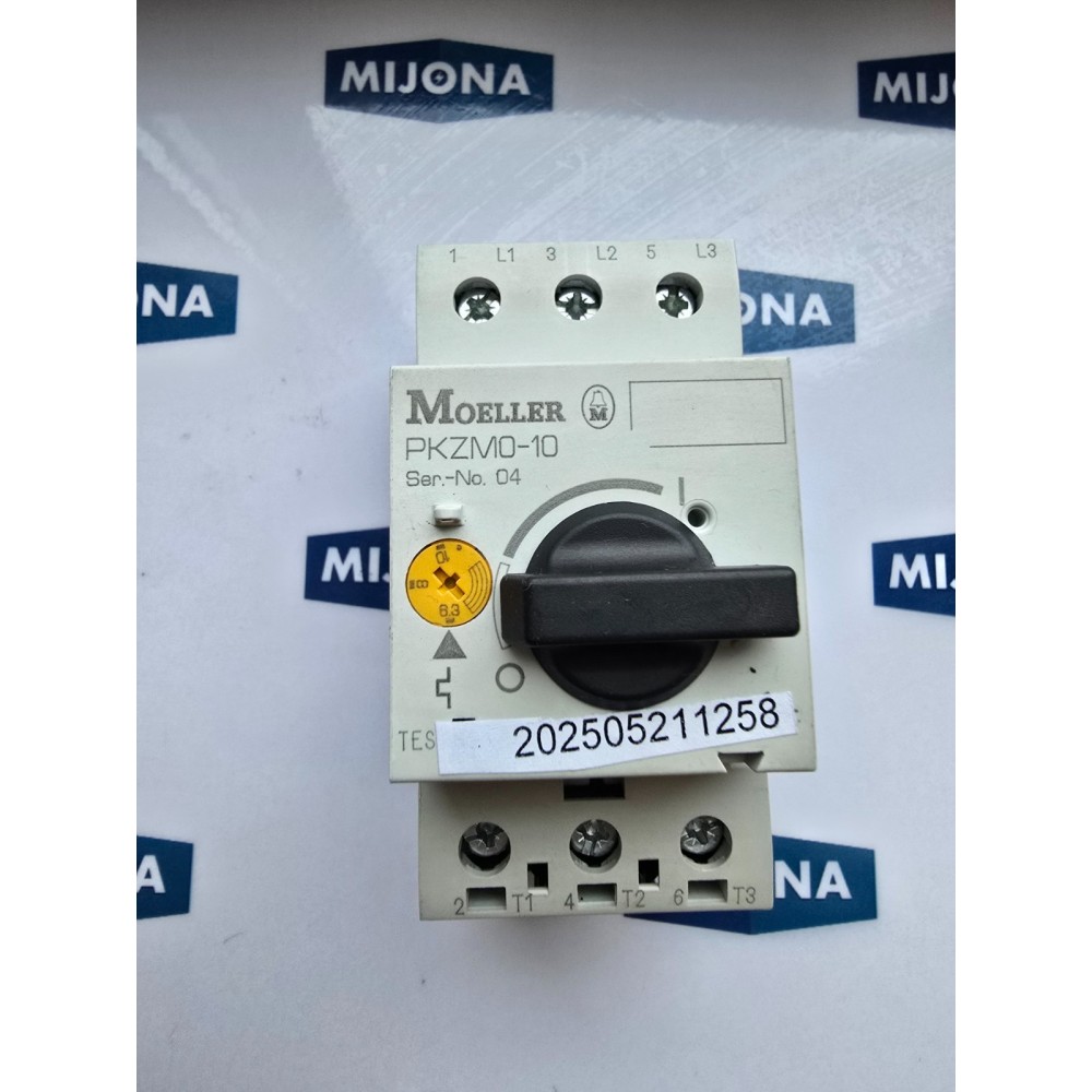 MOELLER PKZM0 10 MOTORSCHUTZSCHALTER 50 60HZ 6000V MOELLER PKZM0 10 MOTORSCHUTZSCHALTER 50 60HZ 6000V