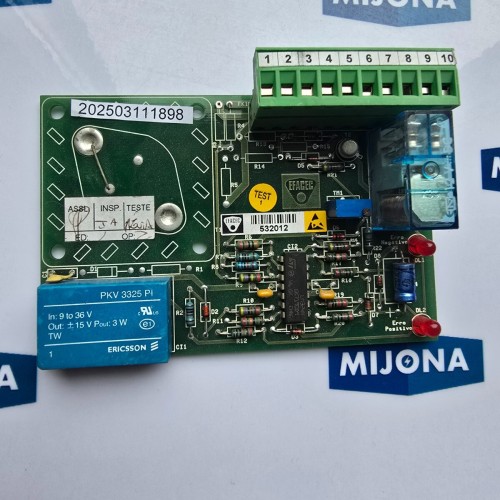 EFACEC 95/0009  BOARD MODULE 532012 TEST