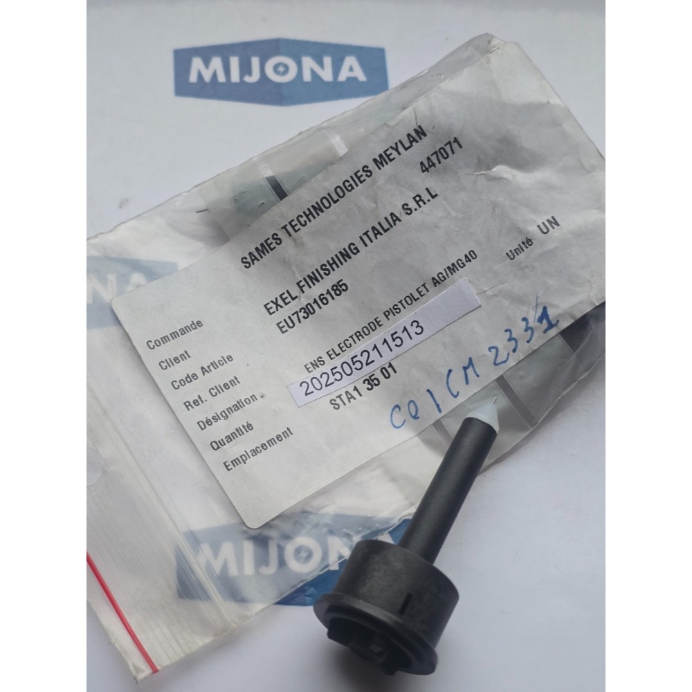 SAMES EU73016185 ENS ELECTRODE PISTOLET AG MG 40 STA1 35 01  NEW OLD STOCK