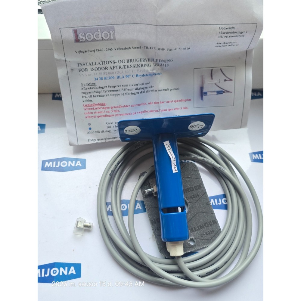 ISODOR  43 73 38 00 DG 3313 BLA 90°C  (NEW OLD STOCK)