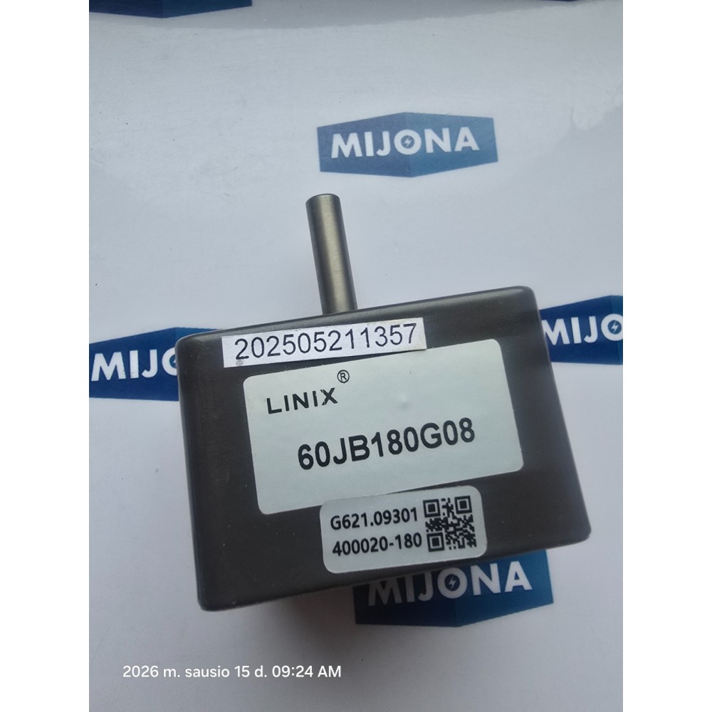 LINIX 60JB180G08 Reduction gearbox (new old stock) LINIX 60JB180G08 Reduction gearbox (new old stock)