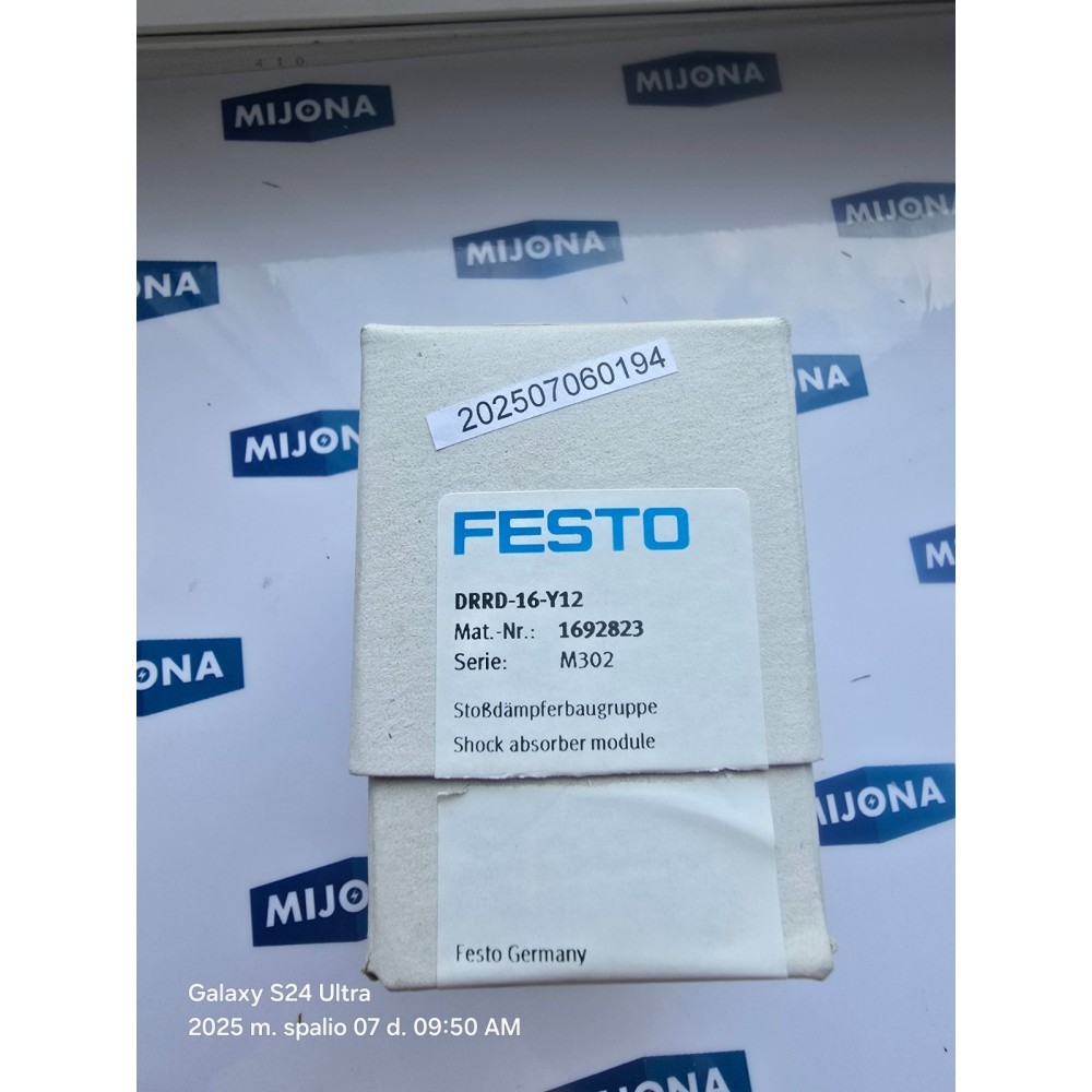 Festo DRRD 16 Y12 1692823 DRRD-16-Y12 SCOCK ABSORBER MODULE new stock
