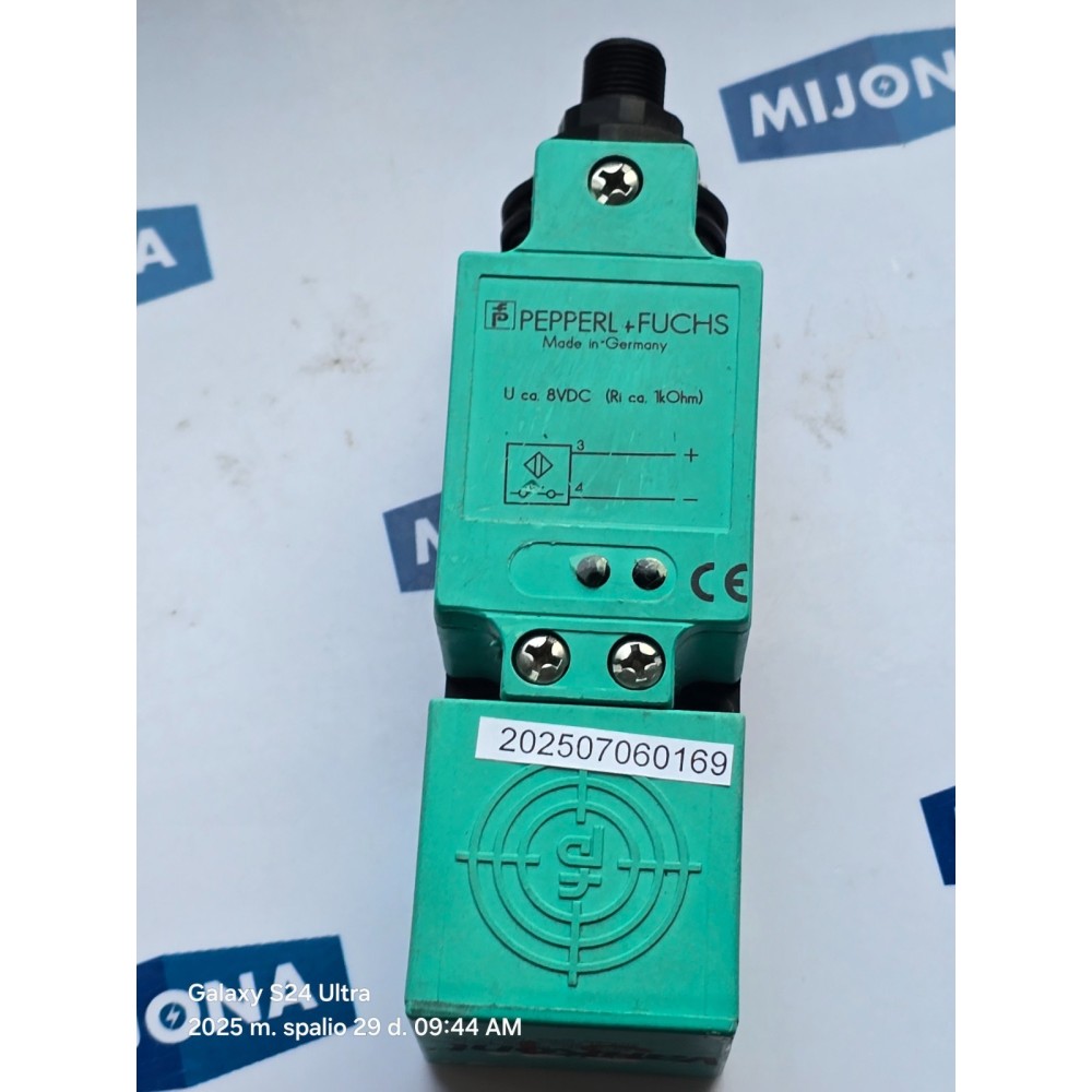 Pepperl + Fuchs NJ6 S1+ 15796 INDUCTIVE SENSOR 8VDC 15795 Pepperl + Fuchs NJ6 S1+ 15796 INDUCTIVE SENSOR 8VDC 15795